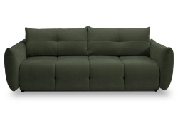 Zielona sofa 3 osobowa z funkcją spania MOSSA