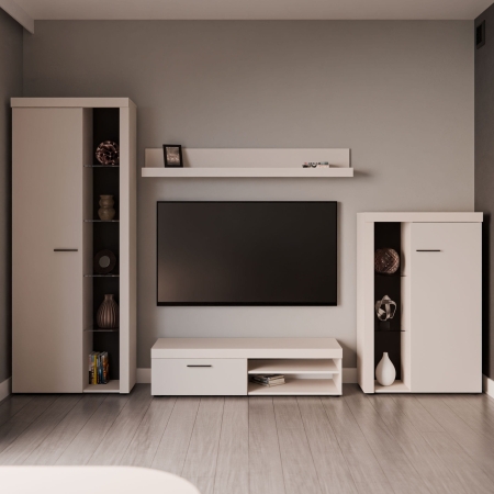 Meblościanka rtv MILO beż piaskowy