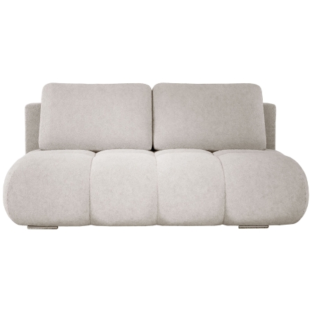Kanapa do salonu kremowa boucle pikowana MISTY front