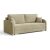 Beżowa sofa boucle do salonu trzyosobowa GOJA skos
