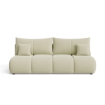 Beżowa sofa rozkładana z pojemnikiem VOLARE