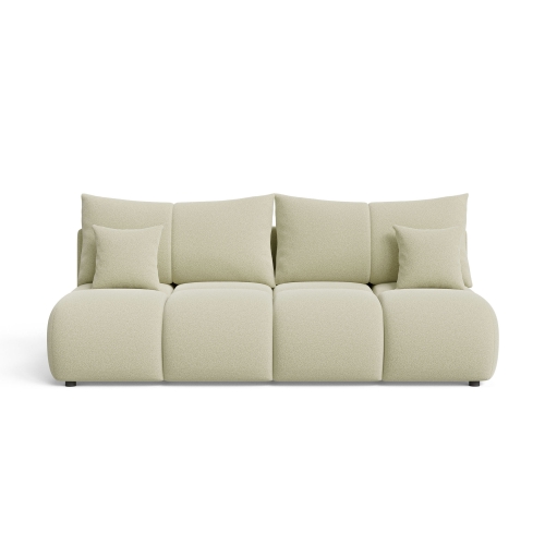 Przejdź do produktu Beżowa sofa rozkładana z pojemnikiem VOLARE