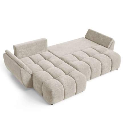 Narożnik pikowany CALVANI lewy funkcja spania