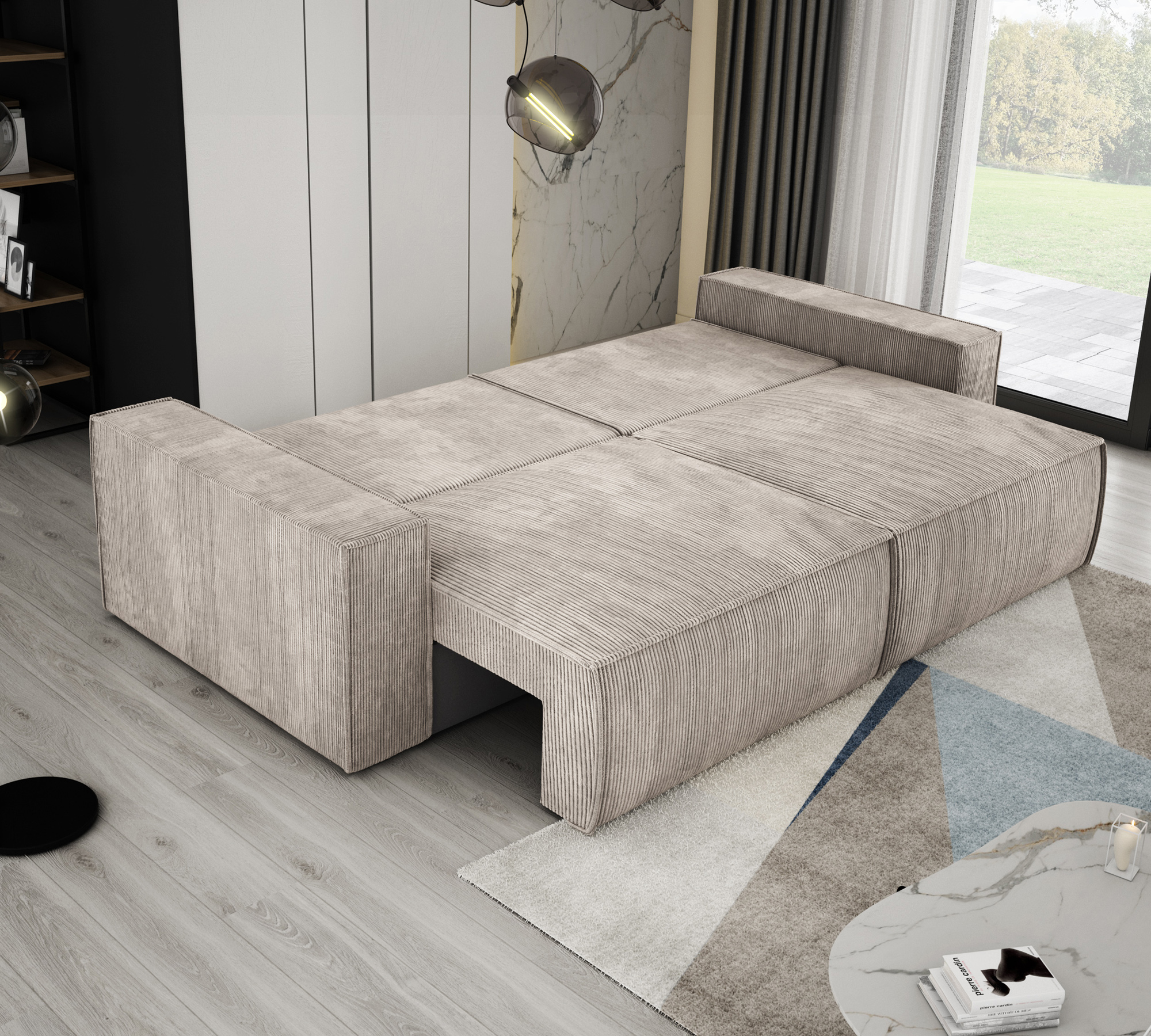 Sofa z funkcją spania po rozłożeniu COBRA